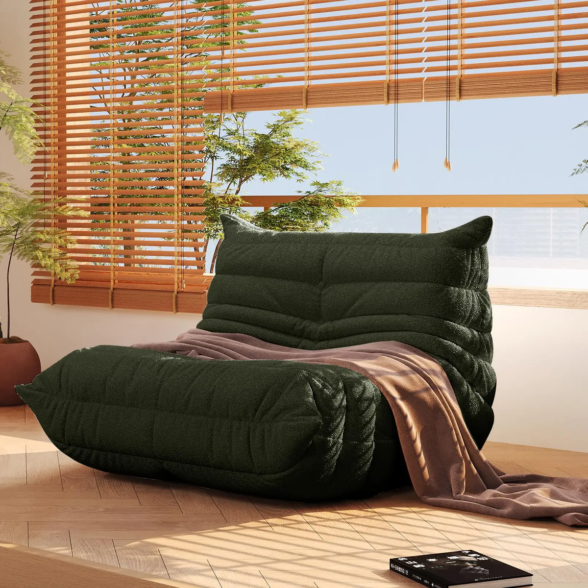 CloudNest Bean Bag Sofa — Ultra-Soft Memory Foam Lounge Chair for Living Room, Bedroom & Home Office