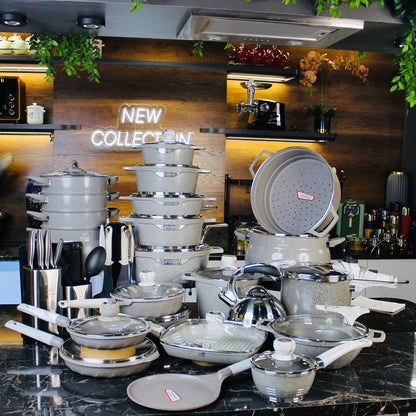 🎉 Anniversary Mega Sale — GraniteLuxe Premium Nonstick Cookware Set | Multilayer Granite Coating