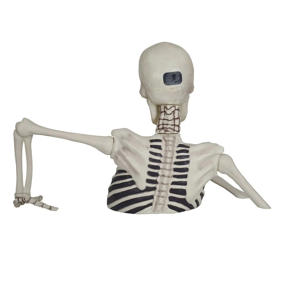 💥 Early Bird Halloween Sale!🔥 Giant Ground Breaking Skeleton with LCD Eyes and Sound Halloween Decor Prop
