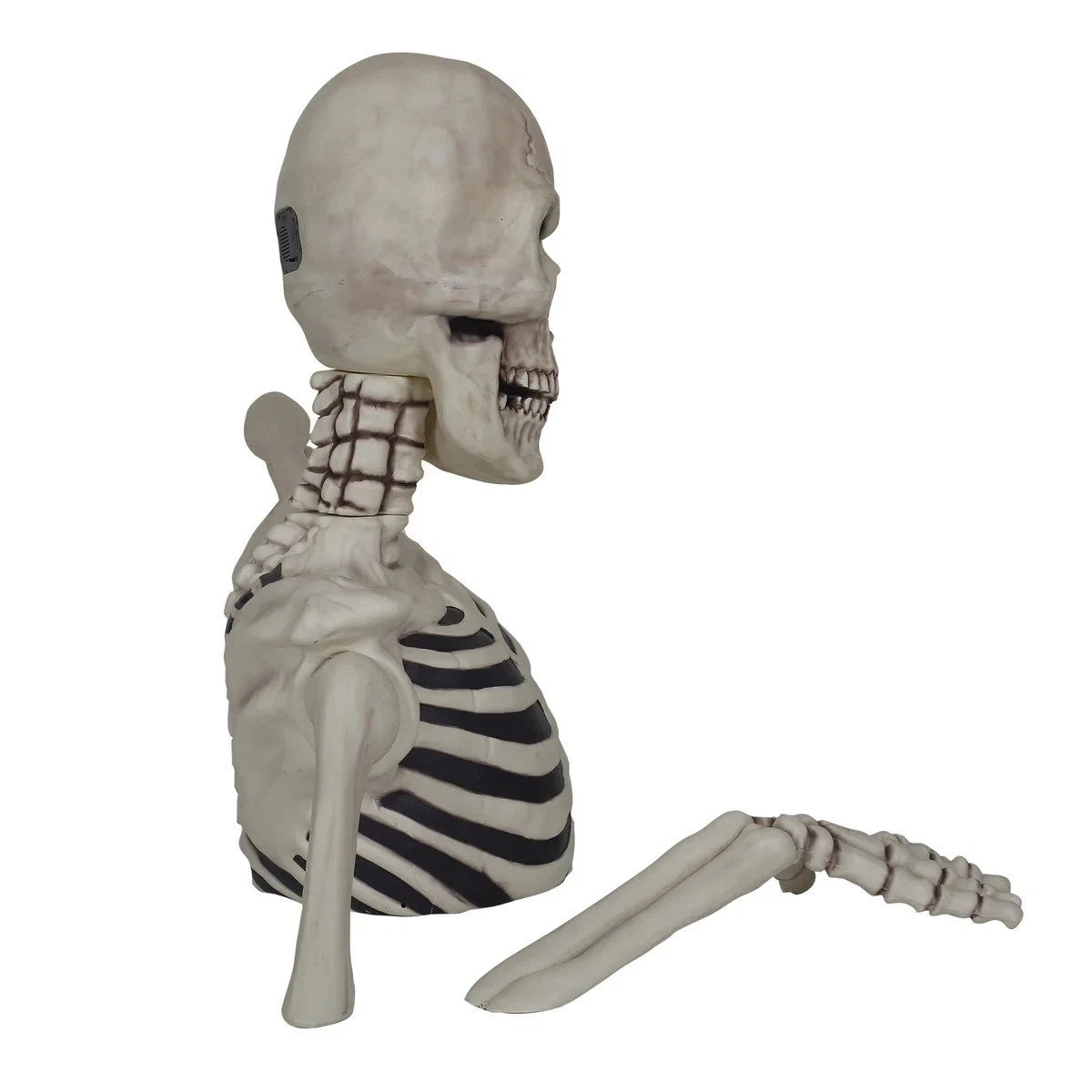 💥 Early Bird Halloween Sale!🔥 Giant Ground Breaking Skeleton with LCD Eyes and Sound Halloween Decor Prop