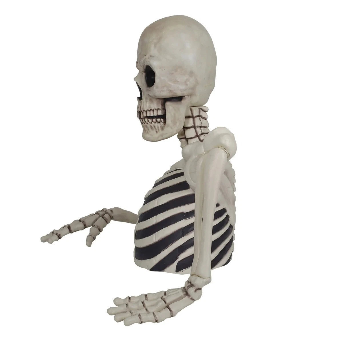 💥 Early Bird Halloween Sale!🔥 Giant Ground Breaking Skeleton with LCD Eyes and Sound Halloween Decor Prop