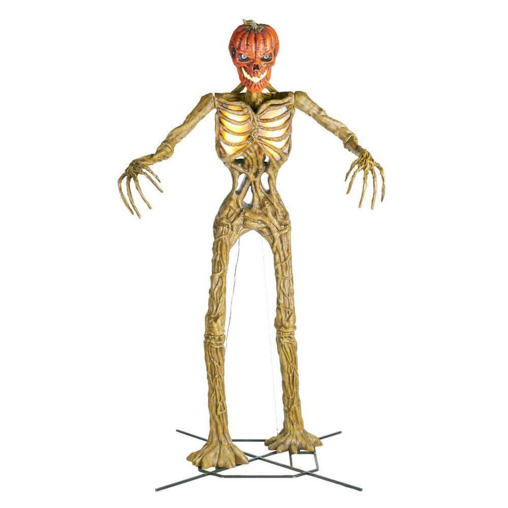 💥 Early Bird Halloween Sale!🔥 Giant Ground Breaking Skeleton with LCD Eyes and Sound Halloween Decor Prop