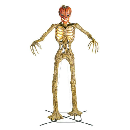 💥 Early Bird Halloween Sale!🔥 Giant Ground Breaking Skeleton with LCD Eyes and Sound Halloween Decor Prop