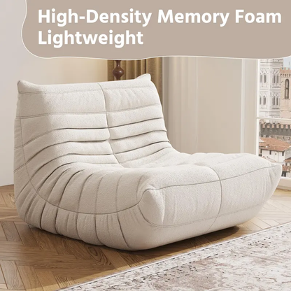 CloudNest Bean Bag Sofa — Ultra-Soft Memory Foam Lounge Chair for Living Room, Bedroom & Home Office
