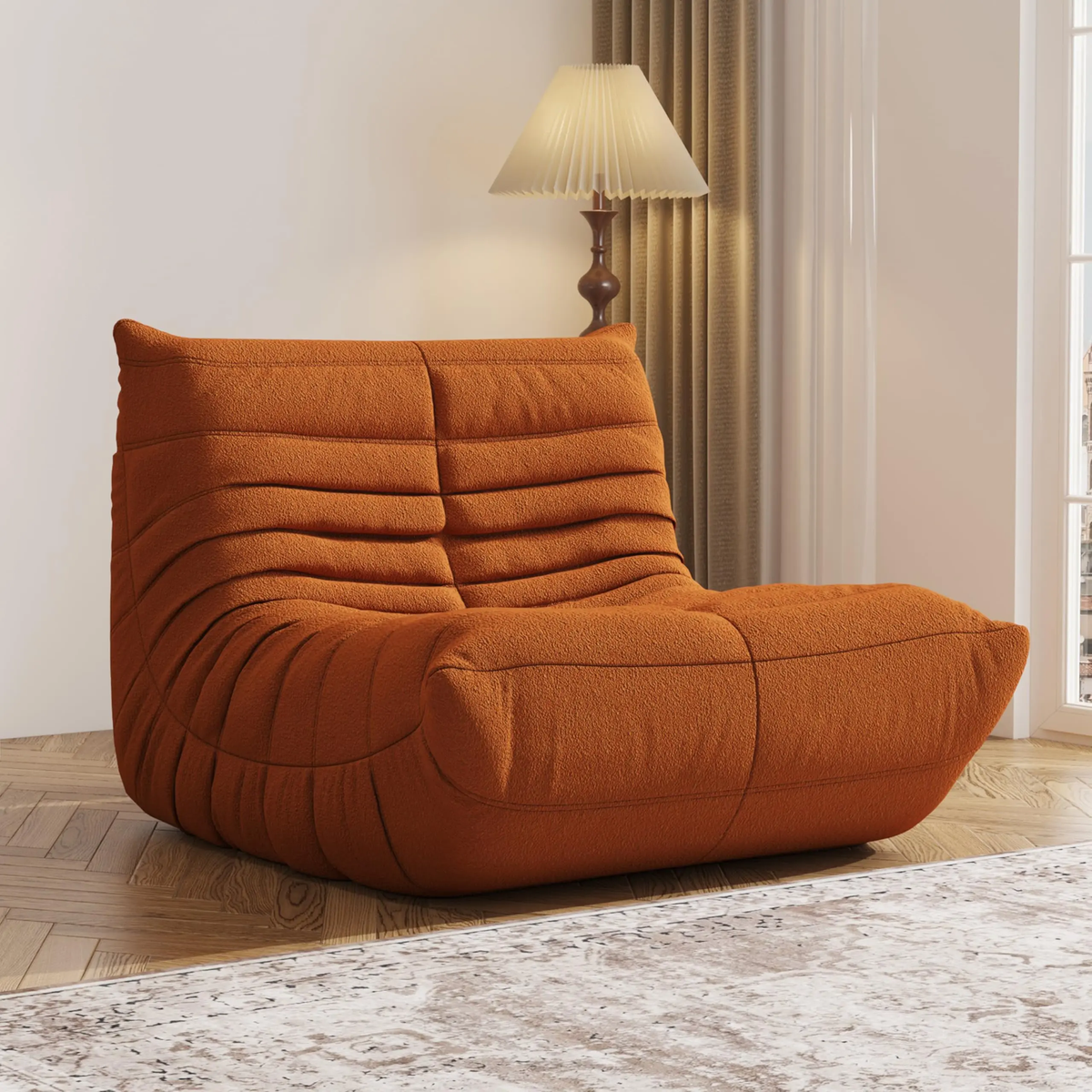 CloudNest Bean Bag Sofa — Ultra-Soft Memory Foam Lounge Chair for Living Room, Bedroom & Home Office