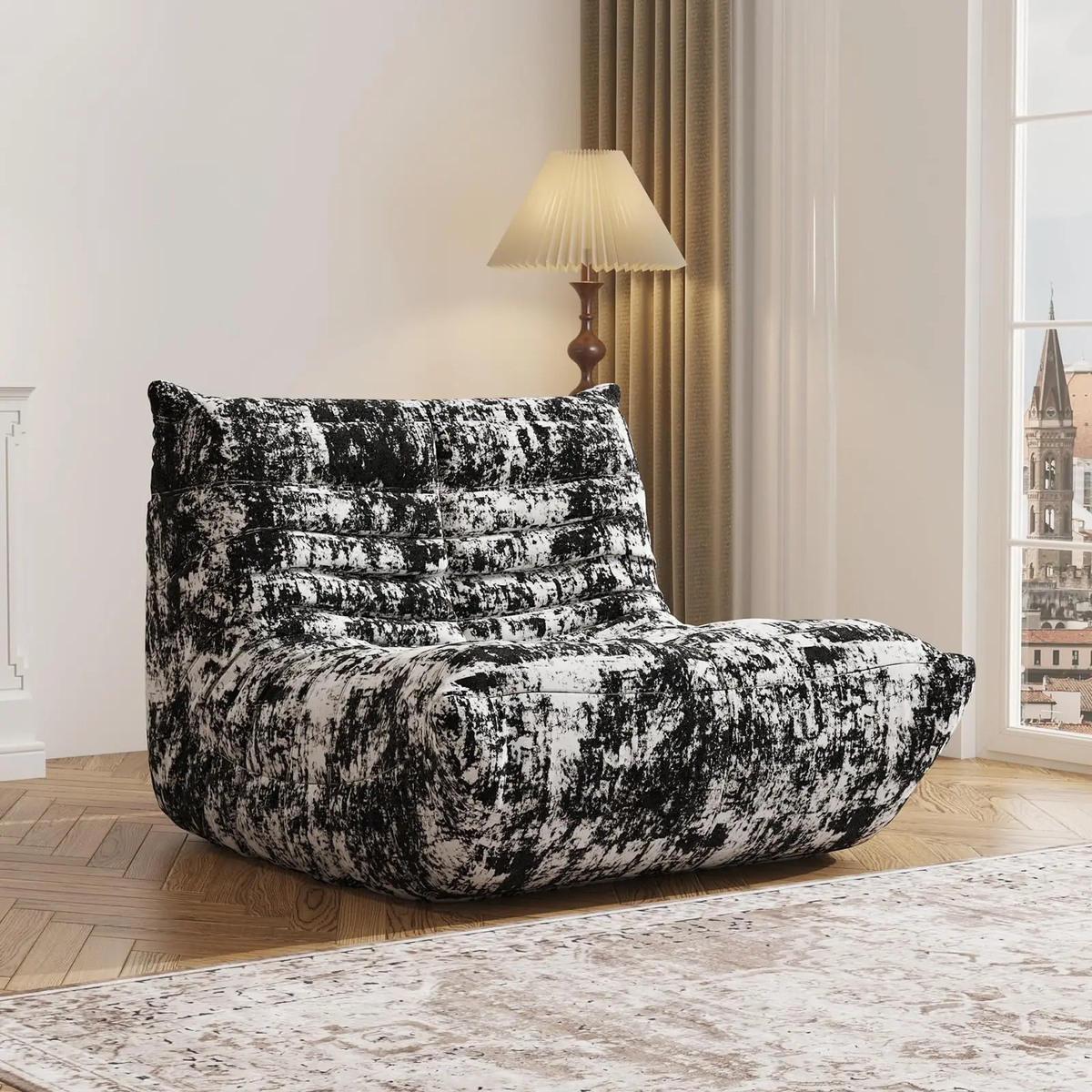 CloudNest Bean Bag Sofa — Ultra-Soft Memory Foam Lounge Chair for Living Room, Bedroom & Home Office