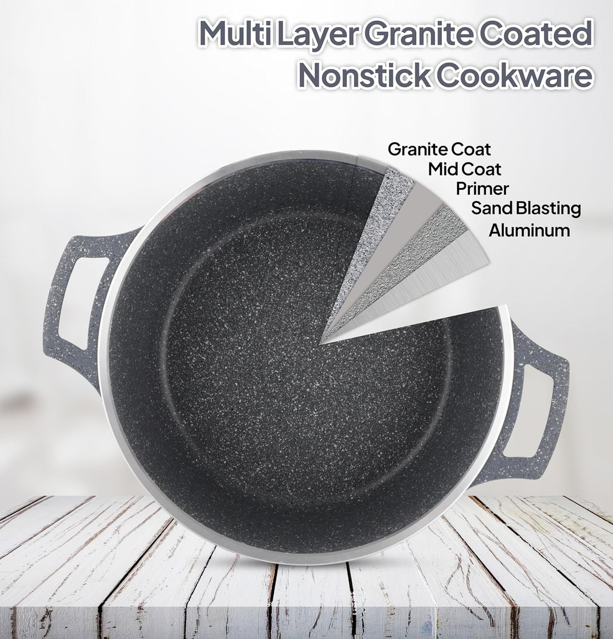 🎉 Anniversary Mega Sale — GraniteLuxe Premium Nonstick Cookware Set | Multilayer Granite Coating