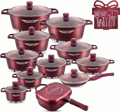 🎉 Anniversary Mega Sale — GraniteLuxe Premium Nonstick Cookware Set | Multilayer Granite Coating