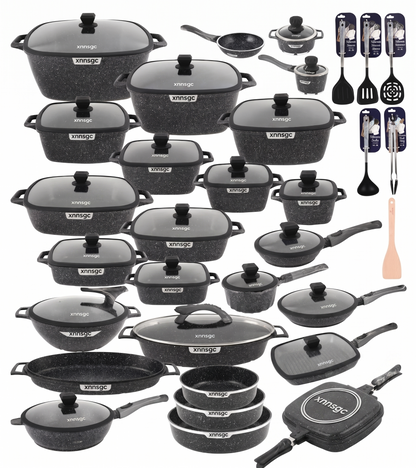 🎉 Anniversary Mega Sale — GraniteLuxe Premium Nonstick Cookware Set | Multilayer Granite Coating