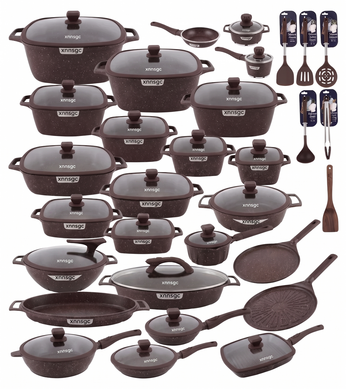 🎉 Anniversary Mega Sale — GraniteLuxe Premium Nonstick Cookware Set | Multilayer Granite Coating