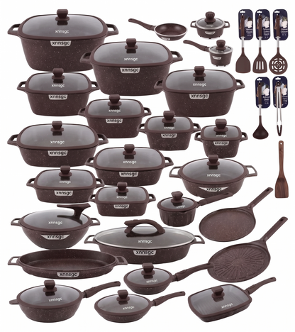 🎉 Anniversary Mega Sale — GraniteLuxe Premium Nonstick Cookware Set | Multilayer Granite Coating