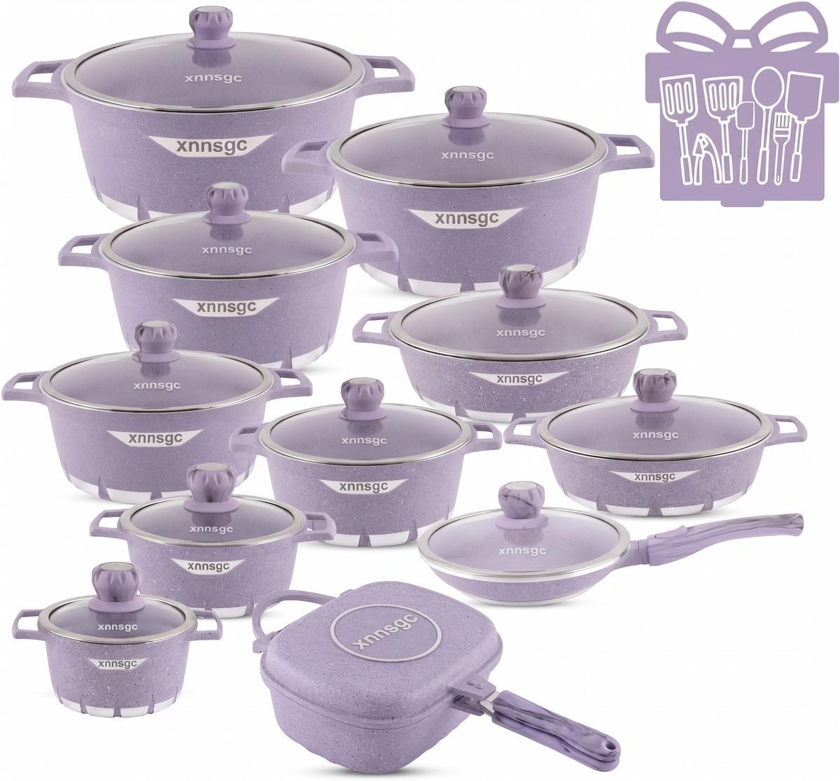 🎉 Anniversary Mega Sale — GraniteLuxe Premium Nonstick Cookware Set | Multilayer Granite Coating