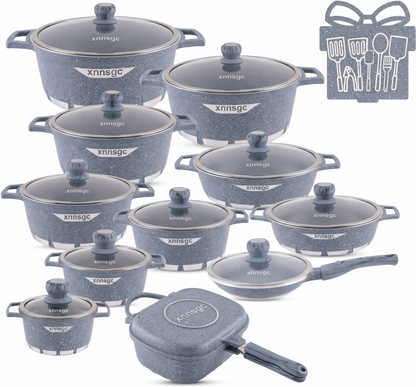🎉 Anniversary Mega Sale — GraniteLuxe Premium Nonstick Cookware Set | Multilayer Granite Coating