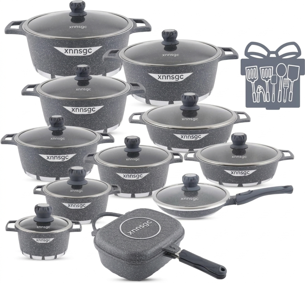 🎉 Anniversary Mega Sale — GraniteLuxe Premium Nonstick Cookware Set | Multilayer Granite Coating