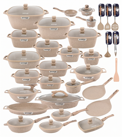 🎉 Anniversary Mega Sale — GraniteLuxe Premium Nonstick Cookware Set | Multilayer Granite Coating