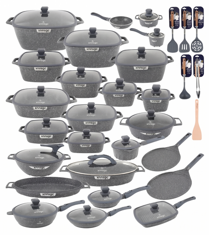 🎉 Anniversary Mega Sale — GraniteLuxe Premium Nonstick Cookware Set | Multilayer Granite Coating