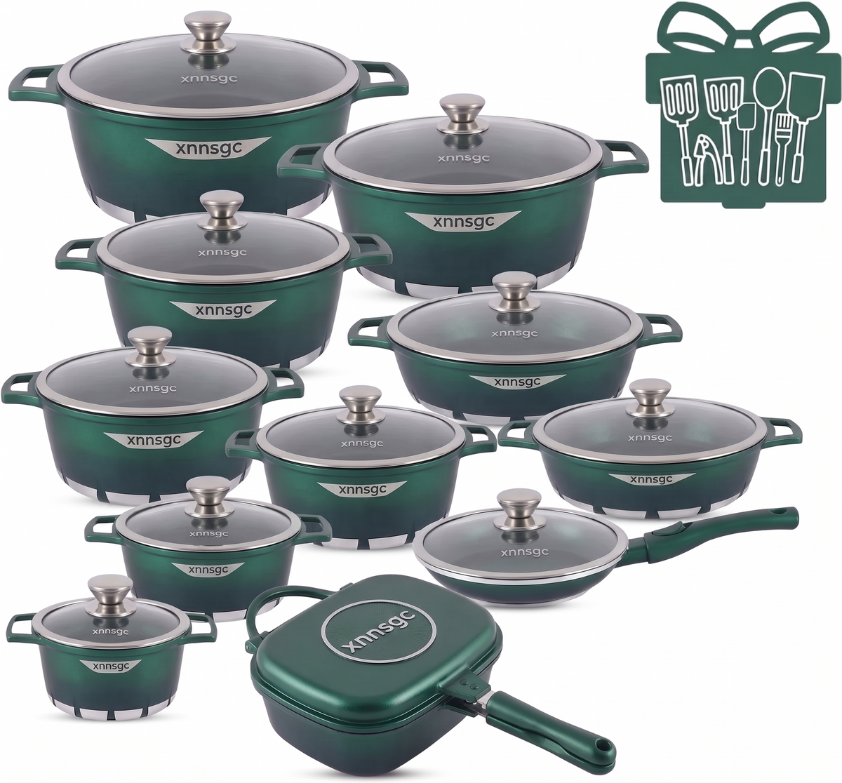 🎉 Anniversary Mega Sale — GraniteLuxe Premium Nonstick Cookware Set | Multilayer Granite Coating