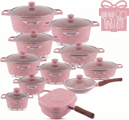 🎉 Anniversary Mega Sale — GraniteLuxe Premium Nonstick Cookware Set | Multilayer Granite Coating