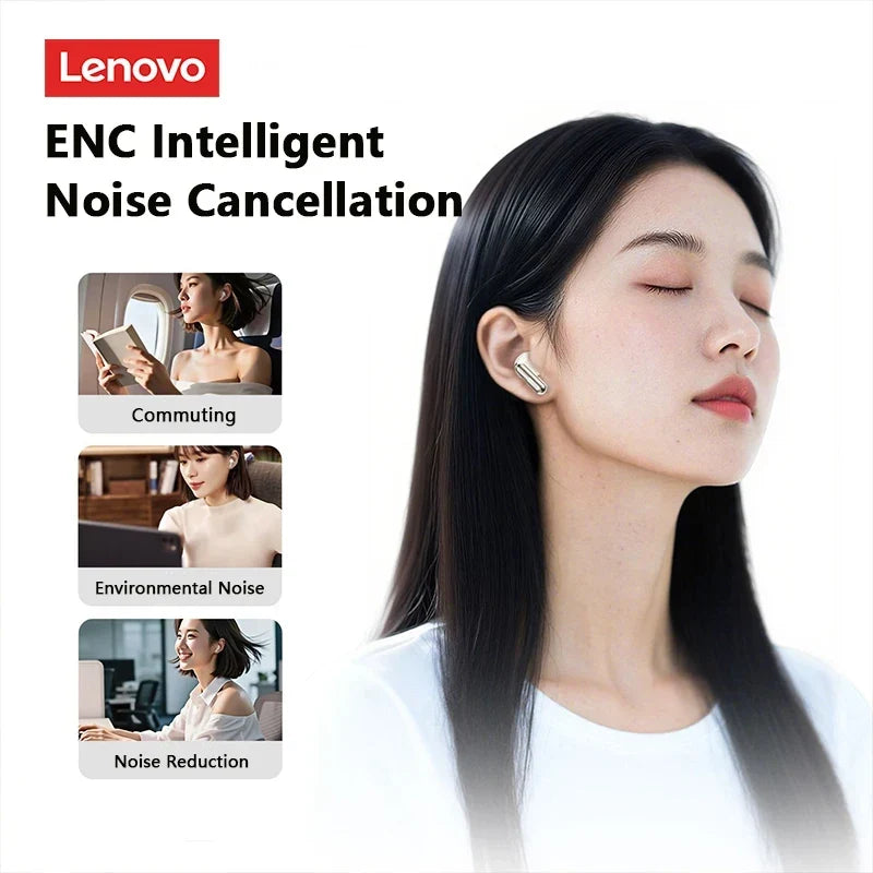 Lenovo LE208 Wireless Gaming Earphones – ENC, 38ms Low Latency
