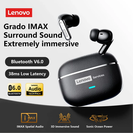 Lenovo LE208 Wireless Gaming Earphones – ENC, 38ms Low Latency
