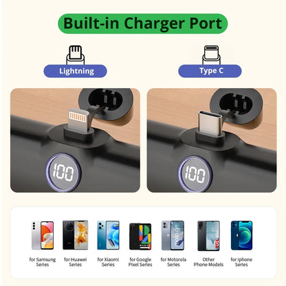 Mini 5000mAh Fast Charging Power Bank with LED Digital Display