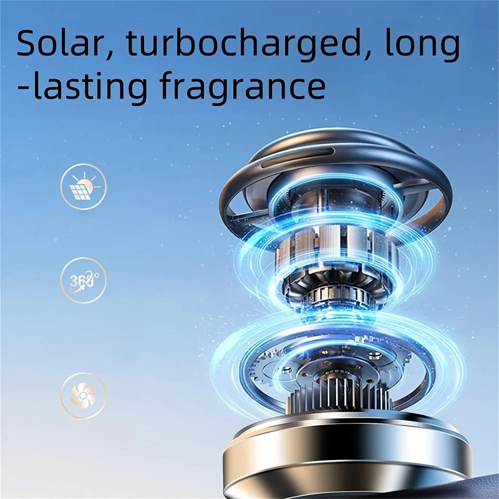 Starry Sky Solar Car Air Freshener – Premium Fragrance