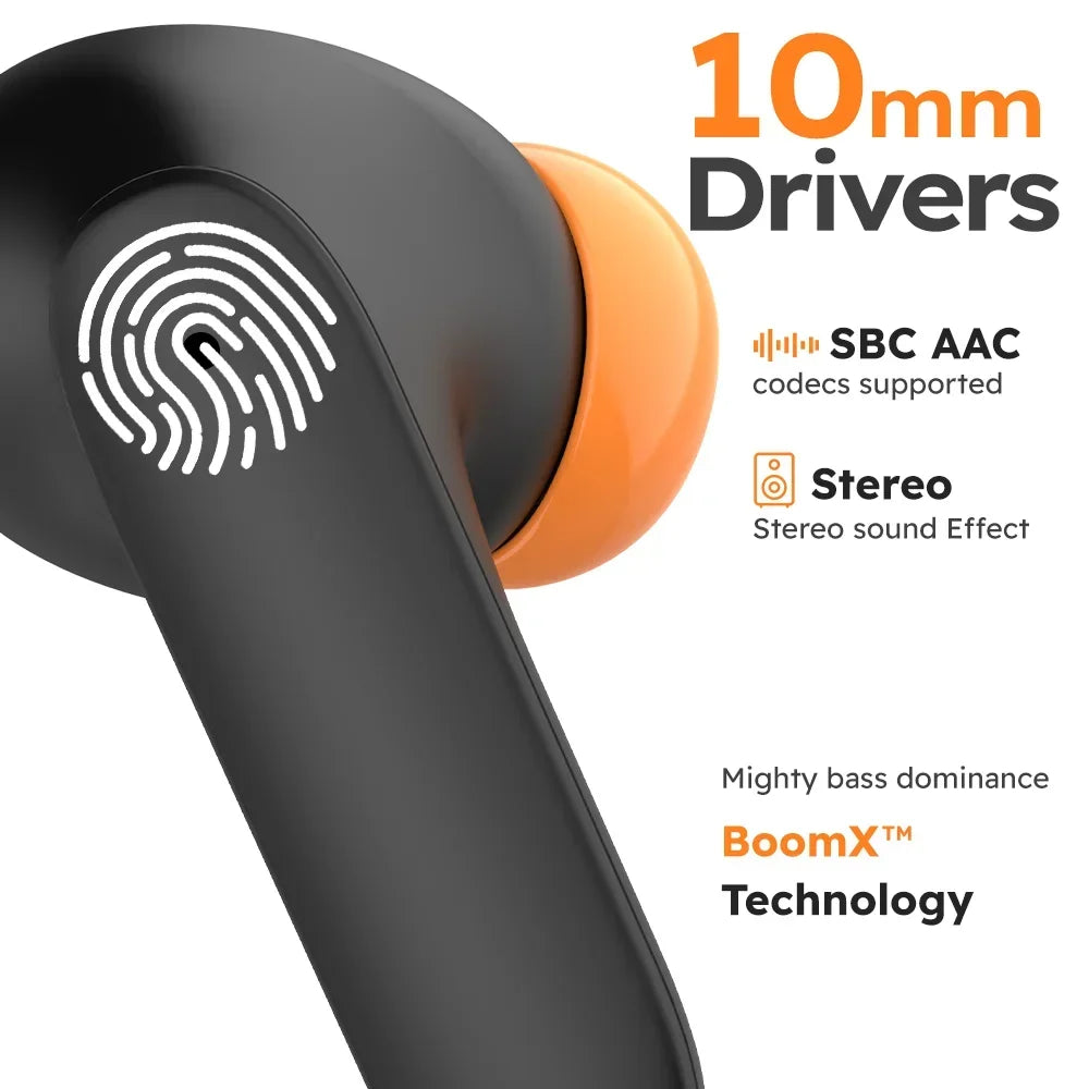 TWS Wireless Earbuds – Bluetooth 5.4 ENC Noise Cancelling
