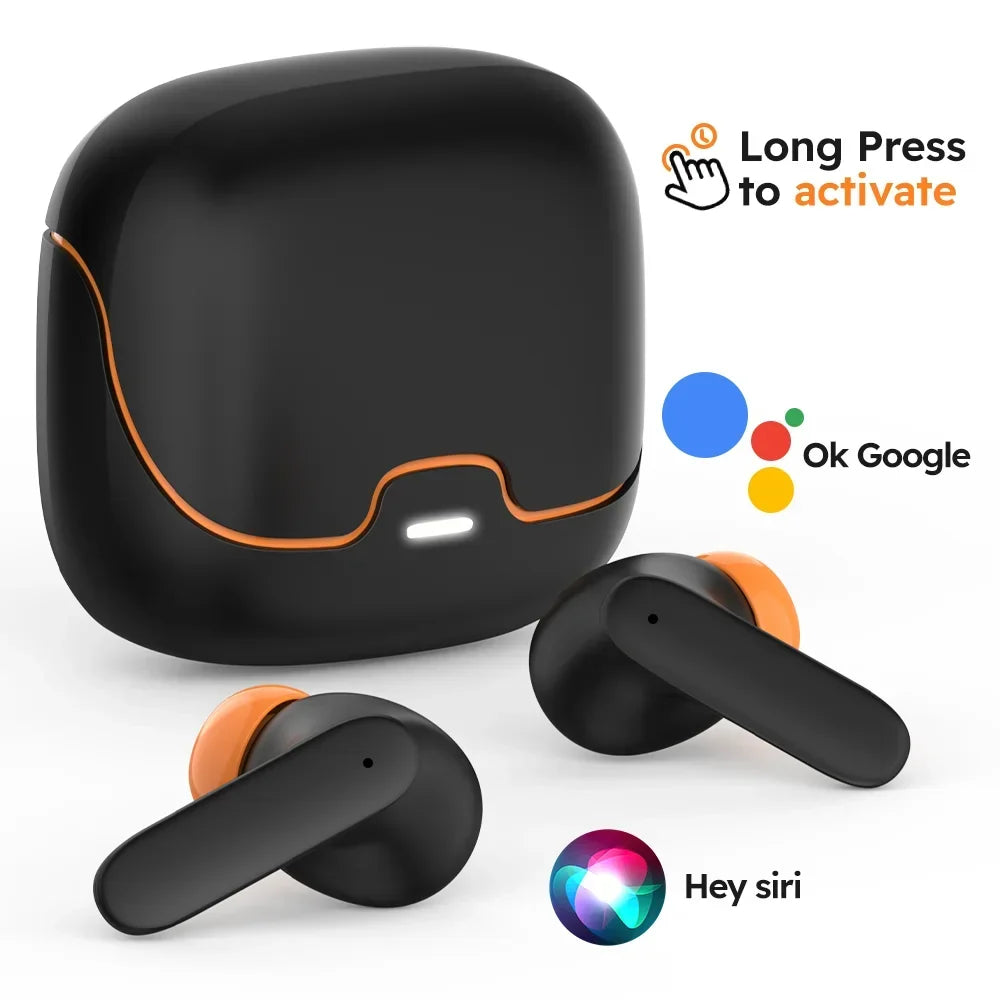 TWS Wireless Earbuds – Bluetooth 5.4 ENC Noise Cancelling